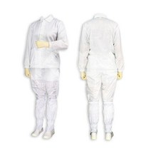 소보로샵 제전복 피스 복 방염복 투 작업복 크린룸 방진 보호 무진복