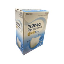 크리넥스 입체형 마스크 대형 KF80, 1개입, 2개, 흰색