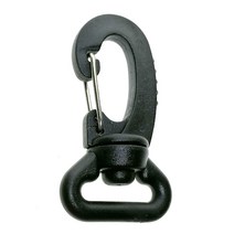 서핑 블랙 플라스틱 회전 스냅 후크 클립 백 버클 웨빙용20mm 25mm 스트랩 10 개 20, Type B 62cm 10pc