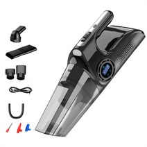 120W 12V 자동차 진공 청소 기계 휴대용 USB LED 라이트 팽창기로 충전 공기 강력한 스마트 습식 드라이 클리닝, ,Type 4