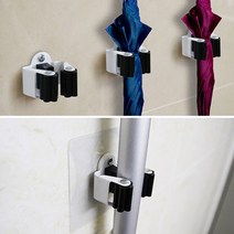 상세정보참조 벽고정걸이 청소도구 대걸레 밀대 우산꽃이 스틱홀더, 제품선택, 고정용