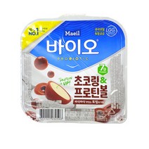 바이오 초코링프로틴볼 토핑요거트 130g x 3개, 상세페이지 참조