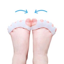 4==2 child 아동 발가락 분리기 들것 실리콘 뼈 고데기 스프레더 핼럭스 발구스 교정기 발 관리토우, 06 F