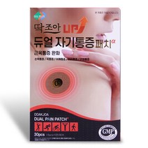 DDAKJOA 딱조아 듀얼 자기통증패치 알파 30pcs 의료용자기발생기, 1갑
