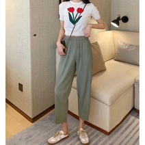썸머 필수 쉬폰 와이드 키커 마법 골지팬츠 4컬러