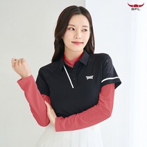 이너핏웨어 BFL 여성 골프 등산 낚시 요가 필라테스 스포츠 이너티 반폴라 긴팔티 S23PTS-501W 1+1 2매