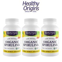 (1+1) 헬시오리진 네추럴 오가닉 스피루리나 500mg 피코시아닌 스피룰리나 Spirulina 720타블렛 2팩
