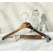 코코디피 10p 원목 남자 그린티 옷가게용 옷걸이 집게바지걸이, 하의걸이-10개묶음, 1개