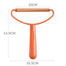 휴대용 수동 제모제 카펫 울 코트 의류 면도기 브러시 도구 제모 볼 봉제 양면 면도기, 04 1 Pc Plus Orange