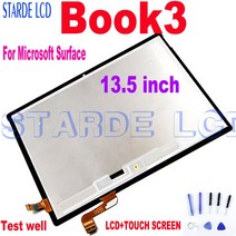 Microsoft Surface Book3 13.5 인치 LCD 디스플레이 터치 스크린 디지타이저 패널 어셈블리 마이크로소프트 서피스 북 3 교체 신제품
