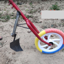 인력쟁기 수동 쇠스랑 파쟁기 골타기 도랑 정원 쟁쇠, 푸시 괭이(괭이질 + 도랑)