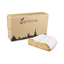 스펠트 가루로 만든 유기농 아몬드 슈톨렌 1kg - 선물 상자에 건포도가 없는 크리스마스 슈톨렌