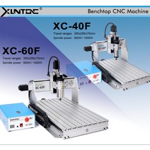 목공펜 선형 가이드가 있는 CNC 더 정밀한 벤치탑 40F 60F 조각 밀링 2023 새 버전, 1.40F 3axis 800W - 110V