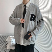 청소년 중학생 가디건 남자 교복 봄 외투 춘추