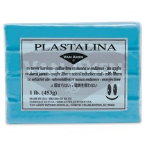 전문가용 유점토 Plastalina 453g Van Aken, 하늘색(Turquoise)