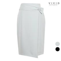 [비비드 시크릿가너] [VIVID SG]VIVID 허리비죠 뒷트임 기본H라인 정장 스커트