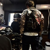 슈비코 스카쟌 호시히메 바시티 자켓 M65 지드래곤 일본 스트릿 브랜드 타투 스카잔 MA1 자수 항공