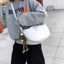 파르떼 캔버스 스트릿 호보백 크로스백 남녀공용 스쿨백 2종