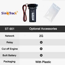 GPS 추적기 미니 방수 내장 배터리 GSM 트래커 3G WCDMA 장치 ST-901 자동차 오토바이 차량 원격 제어 무료 웹 소형위치 차량위치 초소형 고양이위치 위치추적기 호환, 05 2G VERSION No Bat