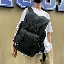 대학생백팩 대학생 신학기 백팩 블랙 그레이 노트북 수납 확장형