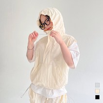[베리클로젯] 윈드 후드 아노락 조끼