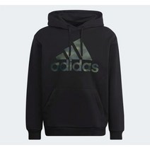 아디다스 ADIDAS 퍼포먼스 HL6933 에센셜 카모 프린트 프렌치 테리 남녀공용 블랙후디