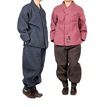 단아한의 절복 법복 남성 겨울 누빔 생활한복 제비꽃 세트