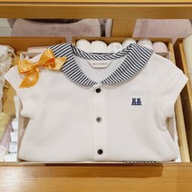 [밍크뮤]SC (IV) 스트라이프테일러우주복 (3331260104) 신생아 백일돌선물 여아 남아