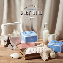 애경 샤워메이트 샨양유비누 등여드름 산양유 보습 여드름 좁쌀 천연비누, 화이트 우유(90g)1개