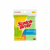 아크릴사 수세미 2입, 단품