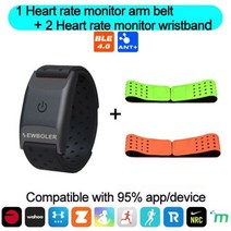 ZWIFT 즈위프트센서 자전거속도계 NEWBOER-심박수 모니터 손목 밴드 팔 벨트 GPS 블루투스 센서 5.0 ANT 야외 피트니스 심박수 Wahoo zwift용, Model 7