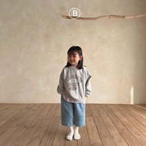 (XS-XL) 아기 유아 루즈핏 맨투맨 티셔츠 나염 편한 봄 코디