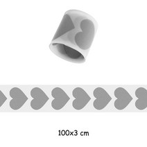 열전달 스티커 반사 애완 동물 테이프 비닐 필름 실버 언 Diy 바느질 공예품 3x100cm118595, 1047