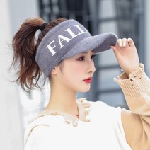 팔로우 기모 골프 썬캡