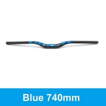 자전거 카본핸들바 중국 ULLICYC 유명 브랜드 Ullicyc 탄소 MTB 핸들 바 평면 또는 상승 318580600620640660680700720mm CB186, Blue-rise-740mm