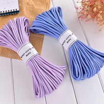 세기텍스타일 3.0mm 36m 니트 코튼 순면 마크라메 로프 (30color), SEA BLUE