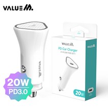 가정용 고속 밸류엠 20W(PD3.0) 충전기(케이블 화이트 분리형 미포함), 상세페이지 참조