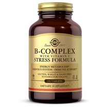 Solgar B-Complex with Vitamin C Stress Formula 솔가 비타민B&C 250정, 250정 2개
