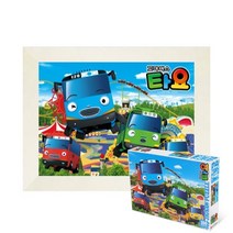 퍼즐피플 타요 직소퍼즐 모음, 꼬마버스 타요 놀이동산 100피스 액자포함(우드화이트), 100p