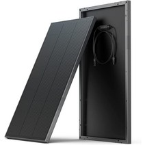 EcoFlow 100W 솔라 패널 2장 세트 강성 거치형 단결정 시스템용 소형 경량 고내구성 방수 방진 23% 변환율 태양광 발전 지붕 오두막