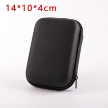 미니보조베터리 휴대용충전기 출장배터리 Logitech pebble m350 무선 마우스 휴대용 보관 가방 eva 하드 충격 방지 방진 보호 상자 마우스 커버 액세서리, 1-검은색