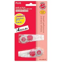 플러스 수정테이프 리필 2개입 1세트 WH-604R