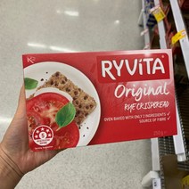 리비타 오리지널 호밀 크리십브레드 크래커 250gx2개 Ryvita Crispbread Original Rye