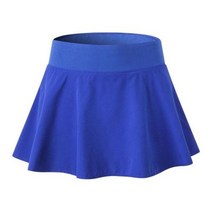 테니스스커트 스포츠 스커트 운동 이너 치어 리더 액티브 러닝 테니스 치어리더 스커트테니스, blue+XXL