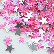 어린이 미술놀이 재료 공예 부자재 큐빅 별 진한핑크 200p 집에서취미 D.I.Y DIY 완구