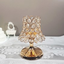 골드 크리스탈 랜턴 캔들 홀더19 Gold Crystal Candle Lantern 19