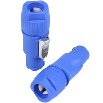 10PCS / 부지 Nac3Fca 스피 플러그 3 핀 남성 Powercon 커넥터 20A 250V AC 전원 플러그 커넥터, 푸른, 03 Blue_01 유니버설 플러그