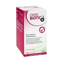 OMNi BiOTiC 6 파우더 2g 150인분 유리 300g, 150 스틱(1er Pack)