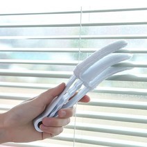 에어컨 송풍구 블라인드 청소 극세사 먼지떨이 털이, 블루