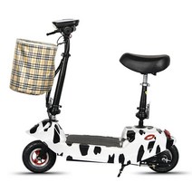 전동킥보드 앉아서타는전동킥보드 360스턴트스쿠터 국산전동킥보드 배달 여성 두발 듀얼 바퀴 큰 전기 퀵보드 10인치 가성비 40km 21ah 타이어 하중 자전거 경량, 얼룩 32-40km